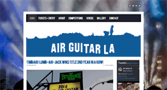 Desktop Screenshot of airguitarla.com
