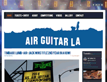 Tablet Screenshot of airguitarla.com